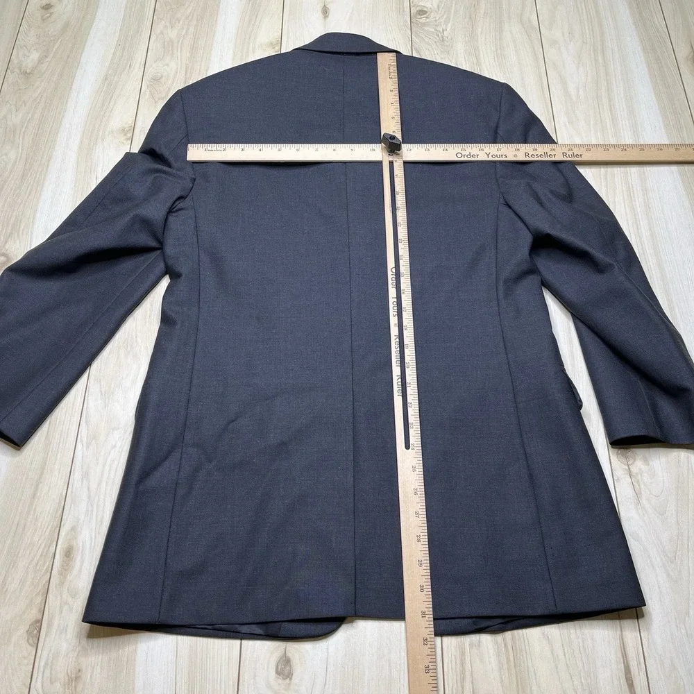 Brooks Brothers 346 Stretch Wool 2 Piece Suit Navy Blue Size 38R W:34x31 - Picture 9 of 16